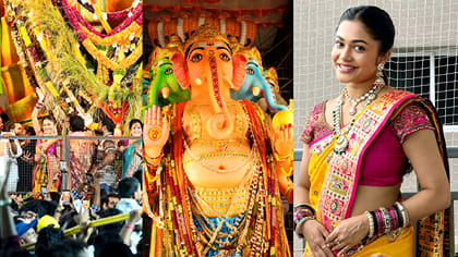 మొదటి సారి ఖైర‌తాబాద్ గ‌ణ‌ప‌తిని ద‌ర్శించుకున్నటాలీవుడ్ హీరోయిన్