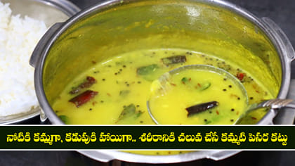 నోటికి కమ్మగా, కడుపుకి హాయిగా.. కమ్మటి పెసర కట్టు