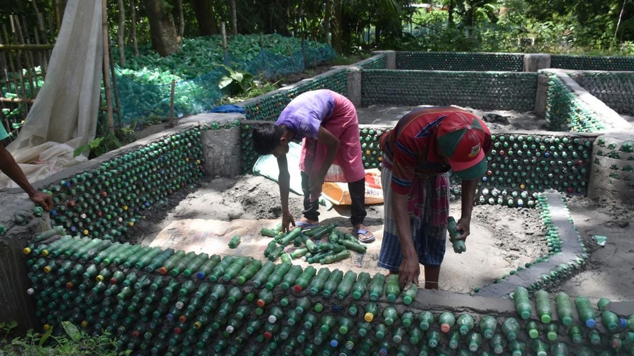 Plastic Bottle House