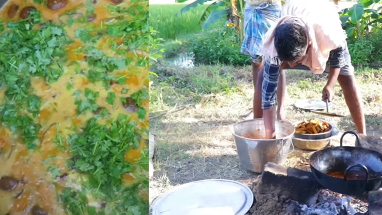 ఒక పెద్ద గిన్నెలో రెగ్యులర్ బియ్యం, ఒక కప్పు కందిపప్పు తీసుకోండి. వీటిని తగినన్ని నీళ్లు పోసి రెండు సార్లు శుభ్రంగా కడగాలి. ఈ మిశ్రమంలో తగిన నీళ్లు పోసి, మీడియం ఫ్లేమ్లో ఉంచి దీనిని బాగా ఉడికించుకోవాలి. మెత్తగా రావాలి అనుకుంటే ఎక్కువ సేపు ఉడికించుకోవాలి. ఇది బాగా ఉడికిన తర్వాత, పప్పు-బియ్యాన్ని మెత్తగా ఎనపకుండా, పెద్ద గరిటెతో మెల్లగా కలిపి పక్కన పెట్టుకోండి. ఒక పెద్ద గిన్నెలో చింతపండును తీసుకొని, అది మునిగేంత వరకు నీళ్లు పోసి నాననివ్వండి. మీకు నచ్చిన కూరగాయ ముక్కలను బంగాళదుంప, క్యారెట్, బఠాణి, క్యాలీఫ్లవర్, బీన్స్ వంటివి కట్ చేసి సిద్ధంగా పెట్టుకోవాలి.