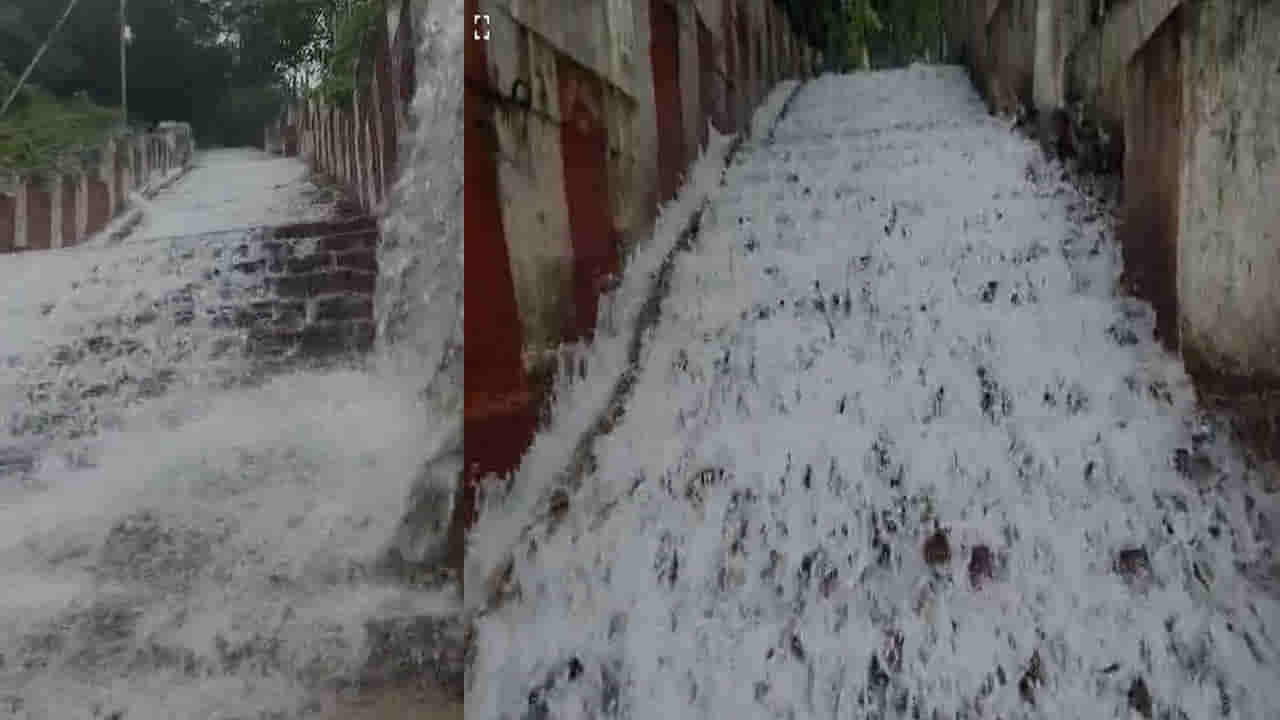 Simhachalam: సింహాచలంలో ప్రకృతి సోయగాలు.. కనువిందు చేస్తున్న నీటి ప్రవాహాలు.. చూసేందుకు రెండు కళ్ళు చాలవు