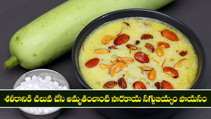 శరీరానికి చలువ చేసి అమృతంలాంటి సొరకాయ సగ్గుబియ్యం పాయసం
