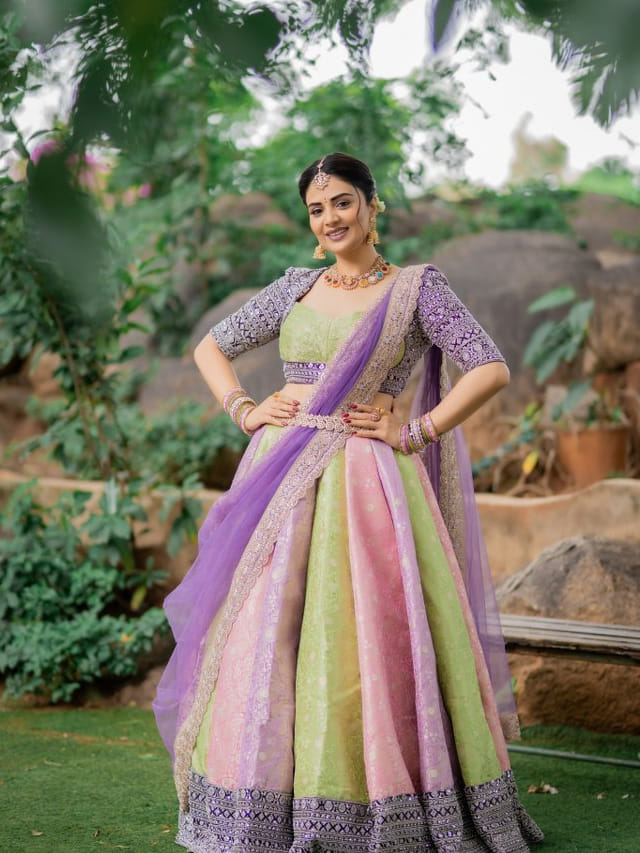 పండుగ వైబ్ మొత్తం ఈ బ్యూటీలో.. ట్రెడిషనల్ లుక్‌తో ఎంత బాగుందో..