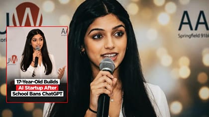 17 ఏళ్లకే AI స్టార్టప్ నిర్మించిన యువతి.. ChatGPTపై స్కూల్ నిషేధం