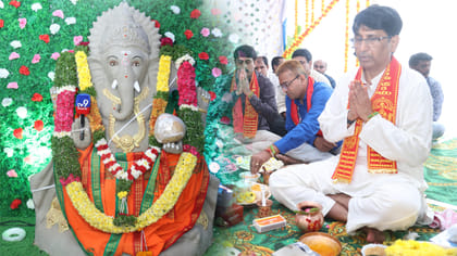 టీవీ9 ఆఫీస్‌లో ఘనంగా వినాయక చవితి వేడుకలు..