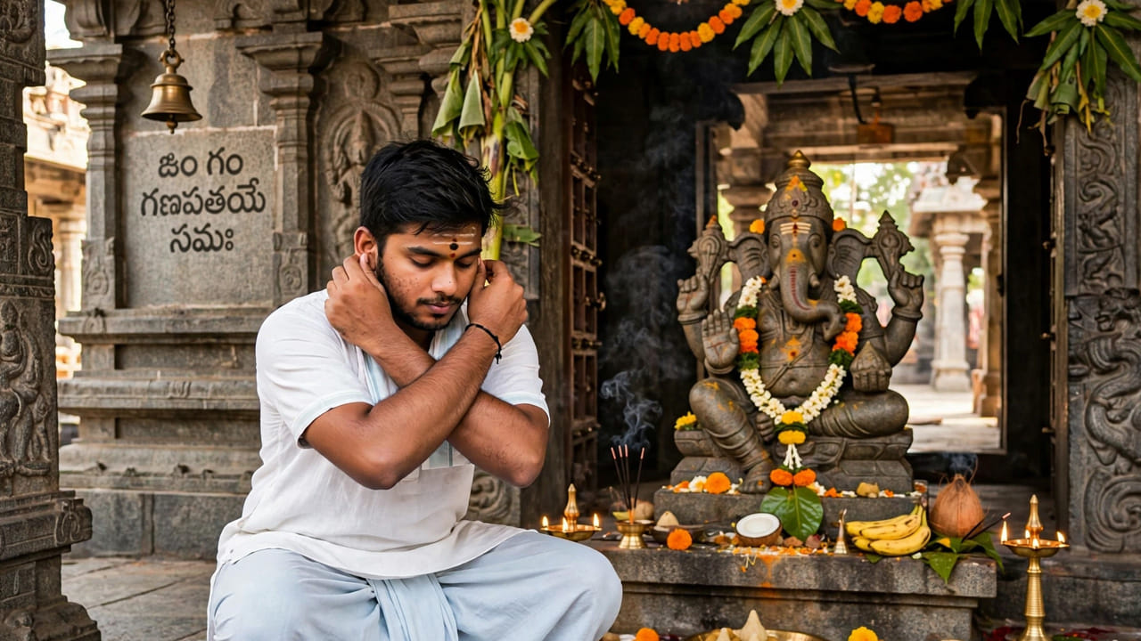 ఇక మన పెద్ద వారు చెబుతుంటారు వినాయకుడి ముందు గుంజీలు తియ్యడం వలన కోరిన కోరికలు నెరవేరుతాయని. మరి ఇలా వినాయకుడి ముందు గుంజీలు తియ్యడం వలన కోరిన కోరికలు నెరవేరుతాయంట. అవును అనే అంటున్నారు పండితులు. ముఖ్యంగా వినాయకుడి ముందు గుంజీలు తియ్యడం వెనక మూడు కారణాలు ఉన్నాయంట.