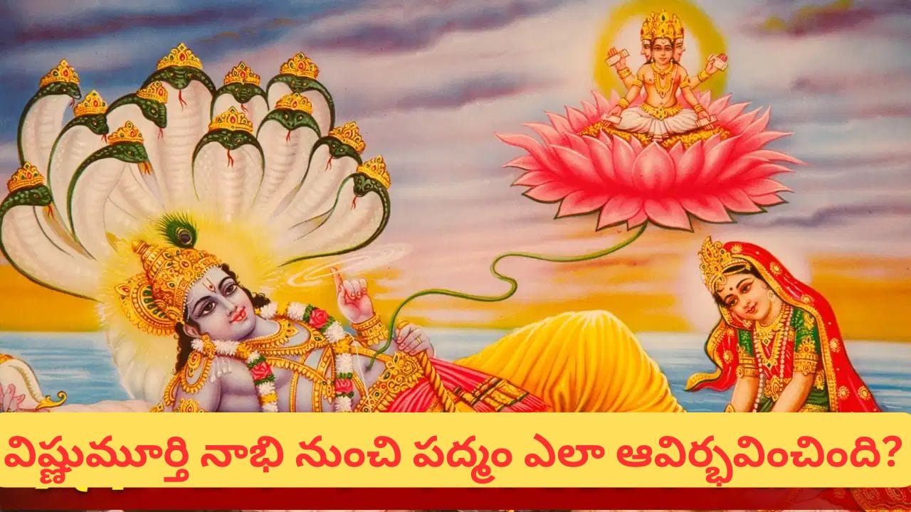 విష్ణుమూర్తి నాభి నుంచే పద్మం ఎందుకు పుట్టింది? బ్రహ్మదేవుడి ఆవిర్భావం వెనుక అసలు రహస్యం ఇదే!