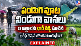 పండుగ పూట నిండుగా వానలు.. ఆ జిల్లాలకు భారీ వర్ష సూచన ఖరీఫ్ టెన్షన్ తొలగిపోయినట్లేనా?