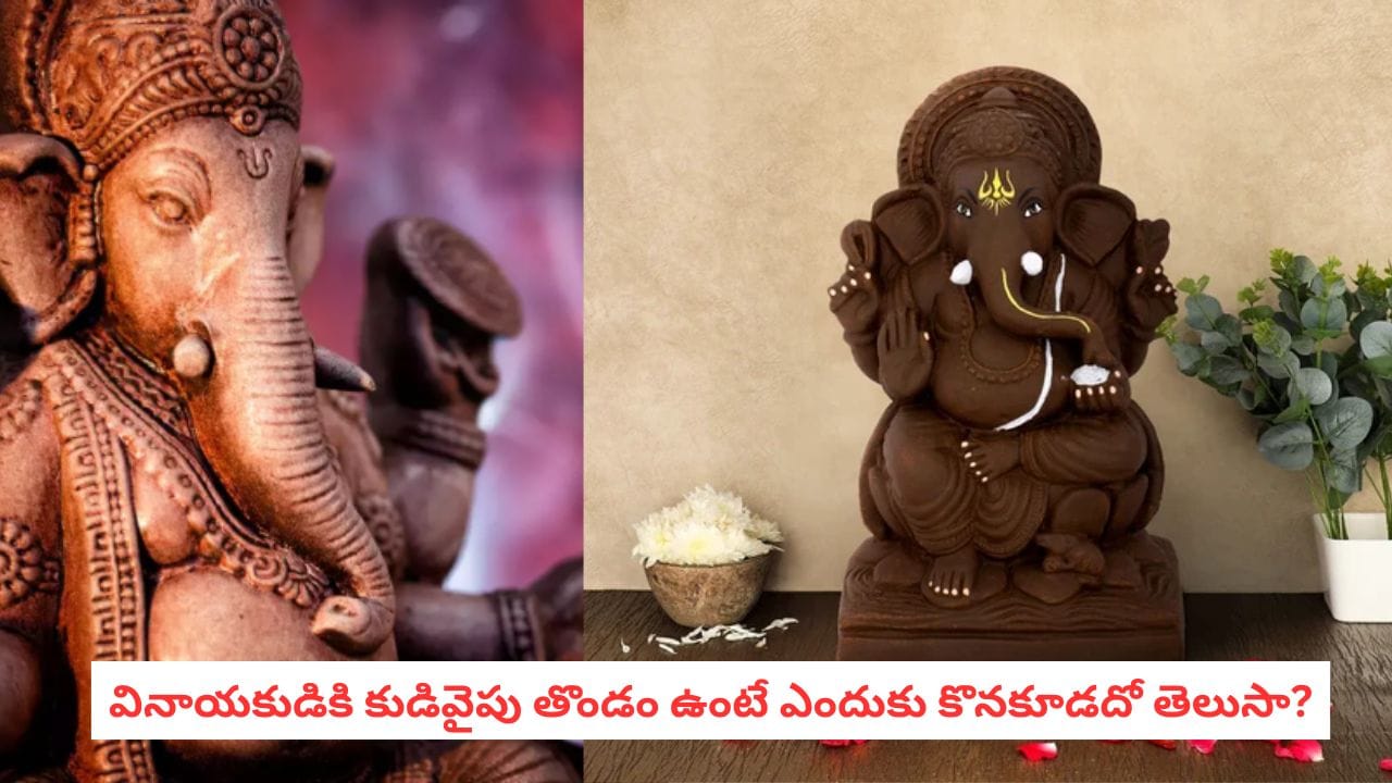 Ganesha Idol Trunk: వినాయకుడి విగ్రహానికి తొండం కుడివైపు ఉందా?.. ఇంటికి తెచ్చే ముందు తప్పక ఇది తెలుసుకోండి