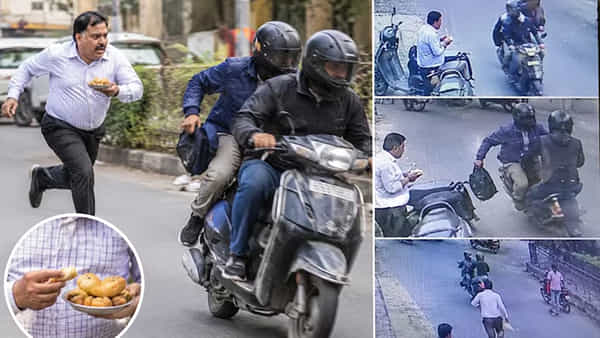 రూ.20 కచోరీ తింటుంటే.. రూ.20 లక్షలు కొట్టేశారు.. అయినా కచోరీ ప్లేట్ వదల్లేదు!