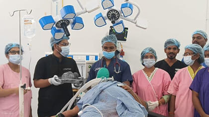 ప్రభుత్వ ఆస్పత్రిలో 3.5 కిలోల రొమ్ము గడ్డ తొలగింపు