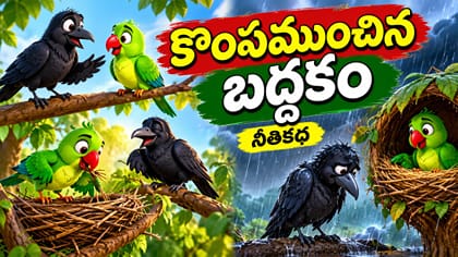 బద్ధకంతో పనులు వాయిదా వేస్తే ఇలాగే జరుగుతుంది.. కాకి - చిలుక కథ