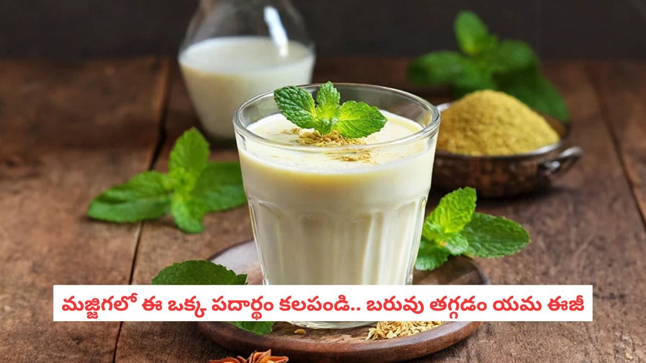Buttermilk for Weight Loss: మజ్జిగలో ఈ ఒక్క పదార్థం కలిపి తాగితే చాలు పొట్ట చుట్టూ కొవ్వు కరిగిపోవాల్సిందే..