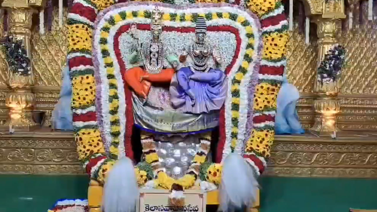 నంద్యాల జిల్లా శ్రీశైల మహా క్షేత్రంలో దసరా మహోత్సవాలు అంగరంగ వైభవంగా జరుగుతున్నాయి నాలుగవ రోజు భ్రమరాంబికా దేవి కూష్మాండదుర్గ అలంకారంలో భక్తులకు దర్శనమిచ్చారు.