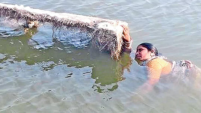 చావు అంచుల నుంచి బయటపడిన మహిళ