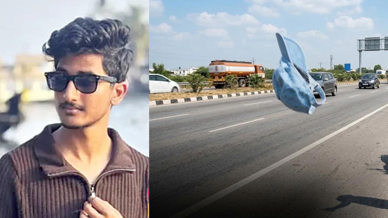 హైదరాబాద్-విజయవాడ హైవేపై ఘోరం.. గాలికి ఎగిరిన టోపీ కోసం వెళ్లి బీటెక్ యువకుడు మృతి!