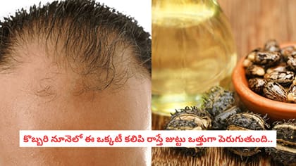 కొబ్బరి నూనెలో ఈ ఒక్కటీ కలిపి రాస్తే జుట్టు ఒత్తుగా పెరుగుతుంది..