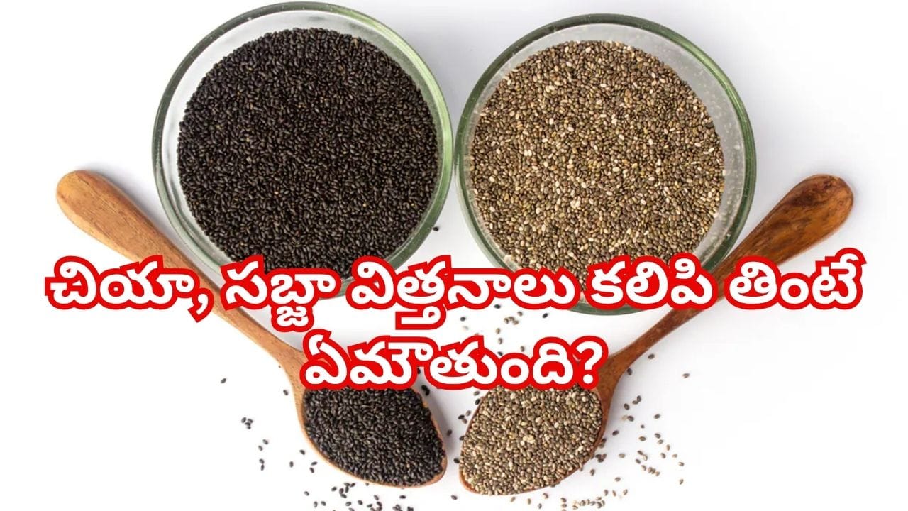ప్రతిరోజూ ఉదయం చియా, సబ్జా విత్తనాలు కలిపి తింటే ఏమవుతుందో తెలుసా? ఆరోగ్య నిపుణుల సలహా!