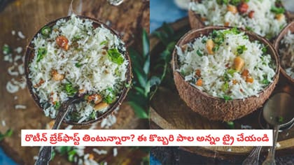 రొటీన్ బ్రేక్‌ఫాస్ట్ తింటున్నారా? ఈ కొబ్బరి పాల అన్నం ట్రై చేయండి