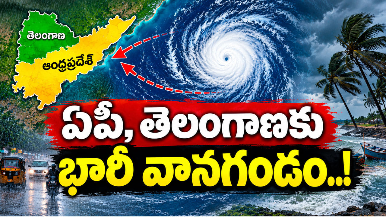 బంగాళాఖాతంలో భీకర తుఫాన్.. 125 కి.మీ. వేగంతో గాలులు.. ఏపీ, తెలంగాణకు వానగండం..!