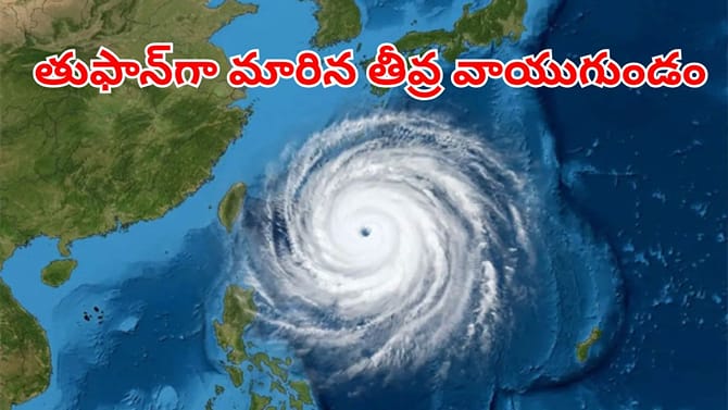 అర్నబ్ తుఫాన్‌గా మారిన తీవ్ర వాయుగుండం..