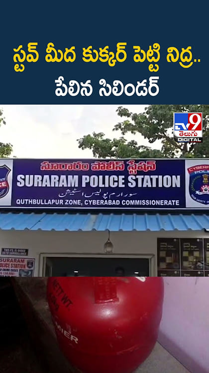 స్టవ్ మీద కుక్కర్ పెట్టి నిద్ర.. పేలిన సిలిండర్