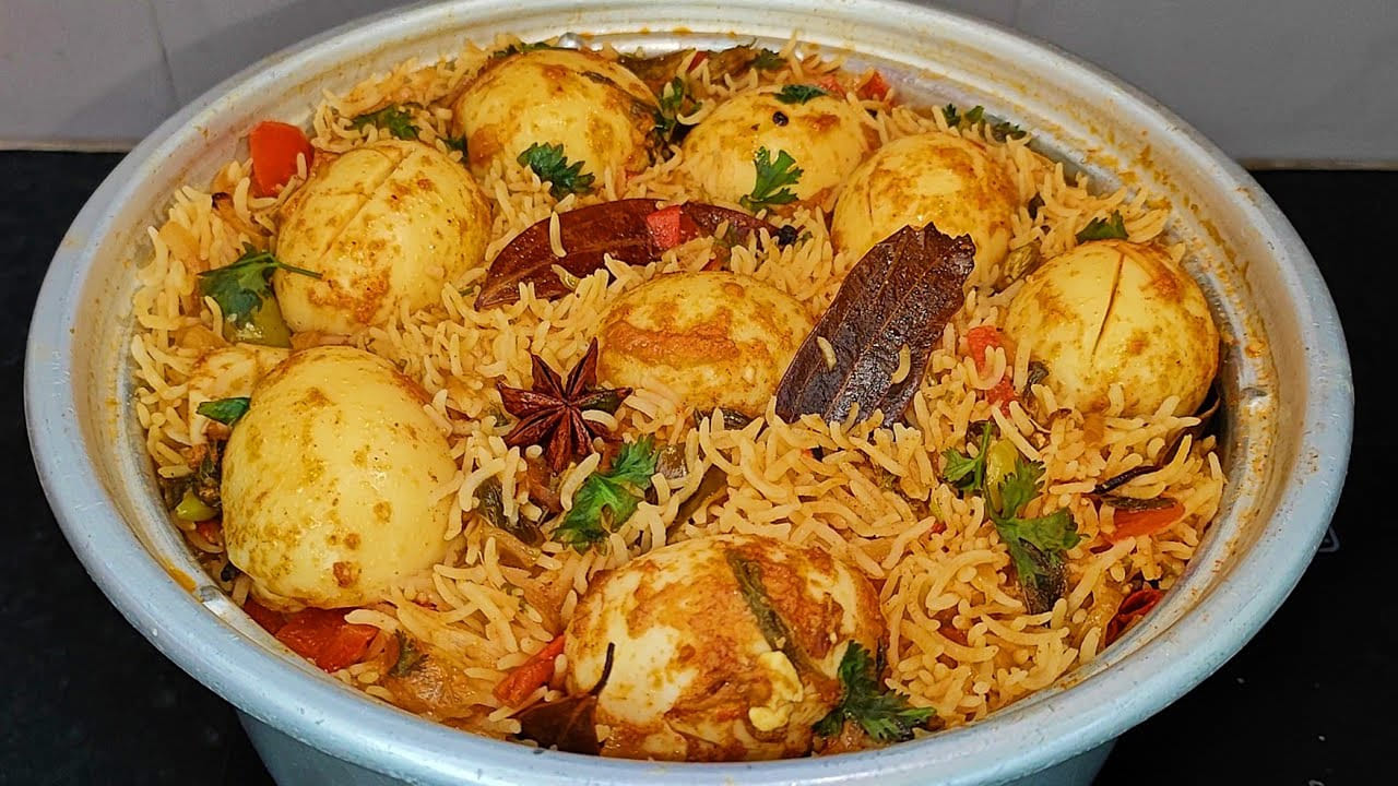 Egg biryani : చిన్న పిల్లలు కూడా చేసేంత ఈజీగా ఎగ్ బిర్యాని..
