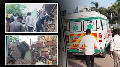 ఉన్నట్టుండి ఒక్కసారిగా కుప్పకూలిన 5 అంతస్థుల భవనం..