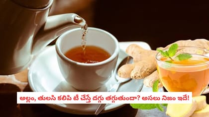 అల్లం, తులసి కలిపి టీ చేస్తే దగ్గు తగ్గుతుందా? అసలు నిజం ఇదే!