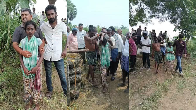 తండ్రి ఆఖరి కోరిక నెరవేర్చిన చిన్నారి