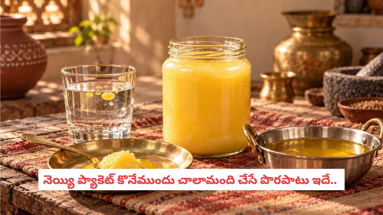 Pure Ghee Buying Tips: తక్కువ ధరకు నెయ్యి కనిపిస్తే కొనేయకండి.. ముందుగా ఈ విషయాలు తనిఖీ చేయండి!