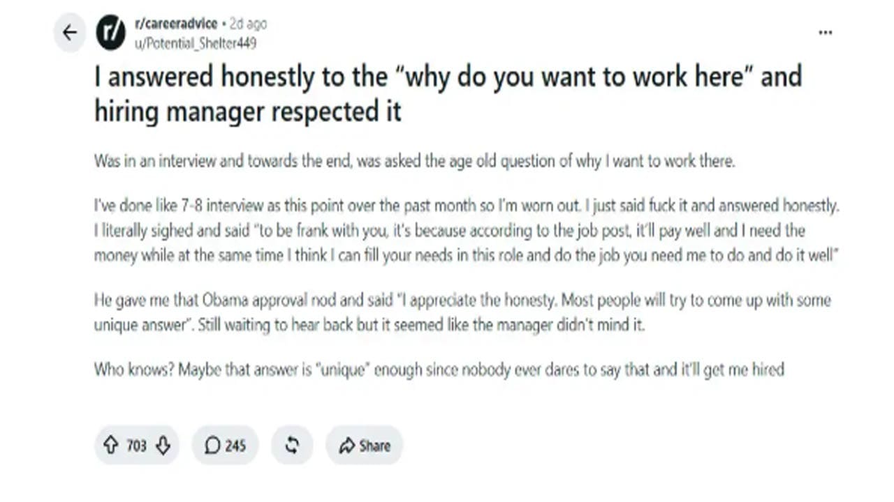 Job Interview Goes Viral