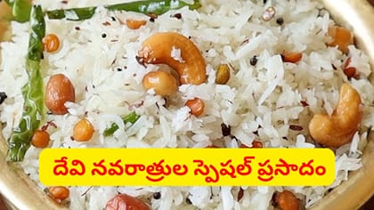 నవరాత్రుల స్పెషల్ ప్రసాదం కొబ్బరన్నం.. ఒక్కసారి ఇలా చేసి చూడండి..