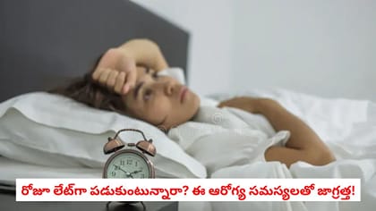 రోజూ లేట్‌గా పడుకుంటున్నారా? ఈ ఆరోగ్య సమస్యలతో జాగ్రత్త!