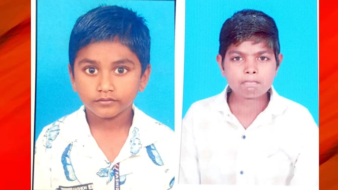 మరణంలోనూ వీడని స్నేహం..పువ్వుల కోసం వెళ్లి చెరువులో చిన్నారుల బలి