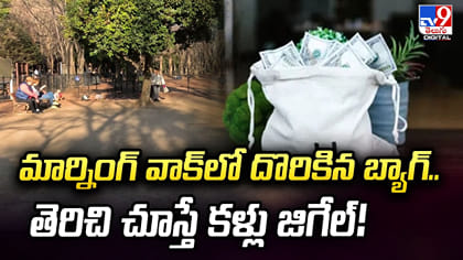 మార్నింగ్ వాక్‌లో దొరికిన బ్యాగ్.. తెరిచి చూస్తే కళ్లు జిగేల్‌!