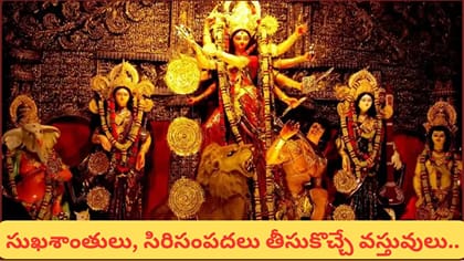నవరాత్రుల్లో ఇంటికి ఈ 6 వస్తువులు తెచ్చుకోండి.. సుఖసంతోషాలు..