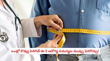 ఒంట్లో కొవ్వు పెరిగితే ఈ ఆరోగ్య సమస్యల ముప్పు పెరగొచ్చు!