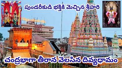 ఇటుకపై నిలబడి భక్తుని కోసం ఎదురుచూసిన పాండురంగడు.. పండరీపురం..