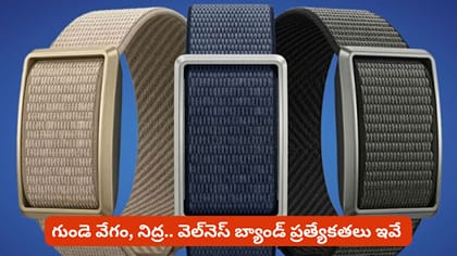 గుండె వేగం, నిద్ర.. వెల్‌నెస్ బ్యాండ్ ప్రత్యేకతలు ఇవే