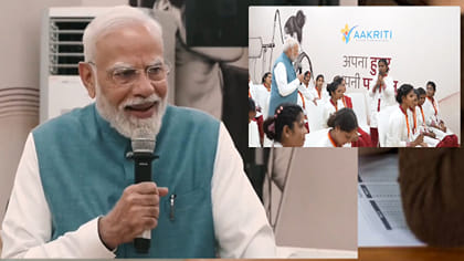 వారణాసిలో మహిళలతో ముచ్చటించిన ప్రధాని మోదీ.. కొత్త గార్మెంట్ షురూ