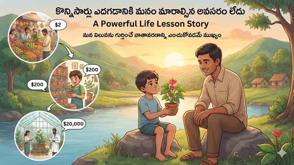 మీ విలువను గుర్తించని చోట ఉండకండి.. ఎదగాలంటే ఇది చేయండి ఈ కథ మీ జీవితాన్ని మార్చేస్తుంది