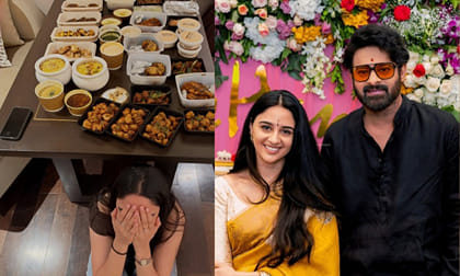'ఫౌజీ' హీరోయిన్ కు ప్రభాస్ విందు.. వామ్మో.. ఇన్ని వంటకాలా!