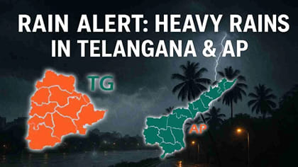 తుఫాన్ ముప్పు.. ఏపీ, తెలంగాణకు భారీ రెయిన్ అలర్ట్..
