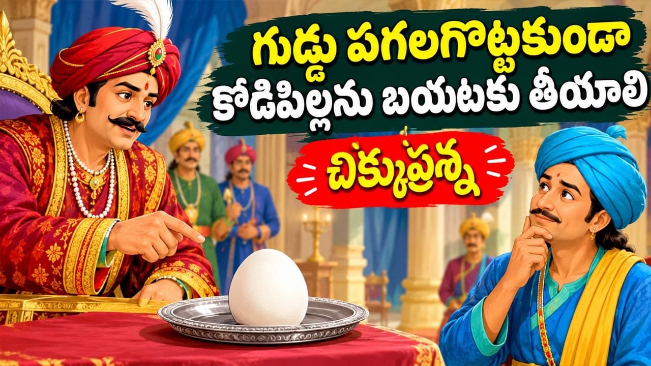 గుడ్డు పగలగొట్టకుండా కోడిపిల్లను బయటకు తీయాలి.. ఎలా? చిక్కుప్రశ్న