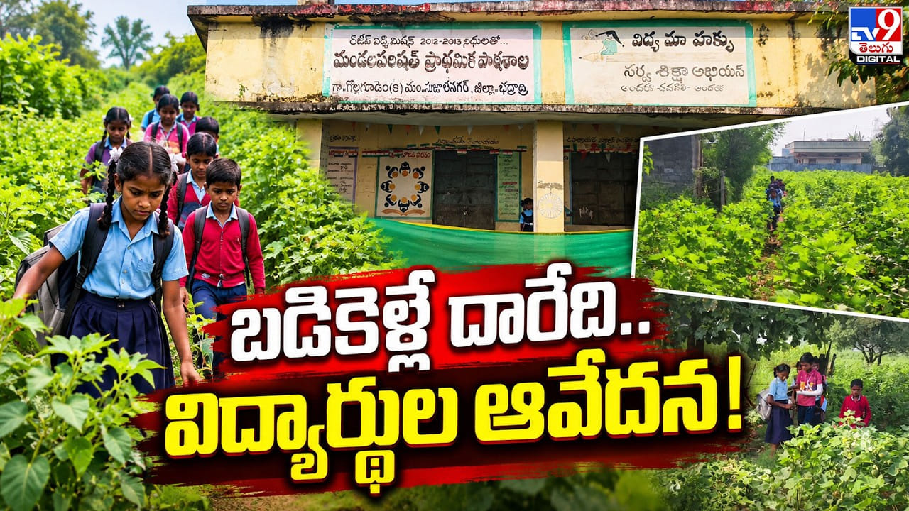 బడికెళ్లే దారేది..విద్యార్ధుల ఆవేదన!