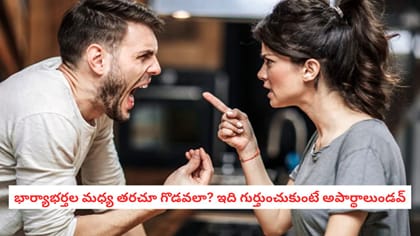 భార్యాభర్తల మధ్య తరచూ గొడవలా? ఇది గుర్తుంచుకుంటే అపార్థాలుండవ్