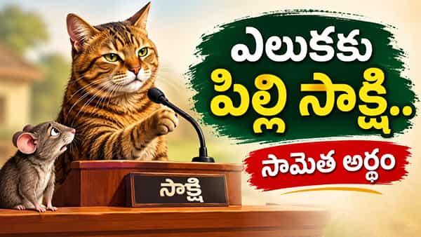 ఎలుకకు పిల్లి సాక్షి.. ఈ సామెత వెనుకన్న అసలు అర్థం ఇదే!
