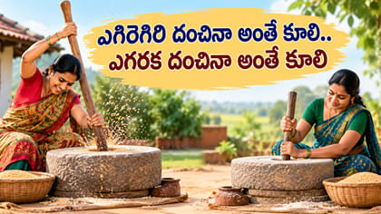 సామెత అర్థం: ఎగిరెగిరి దంచినా అంతే కూలి.. ఎగరక దంచినా అంతే కూలి!