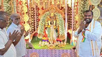రూ.4 కోట్ల కరెన్సీ నోట్లతో వాసవీ మాత అలంకరణ